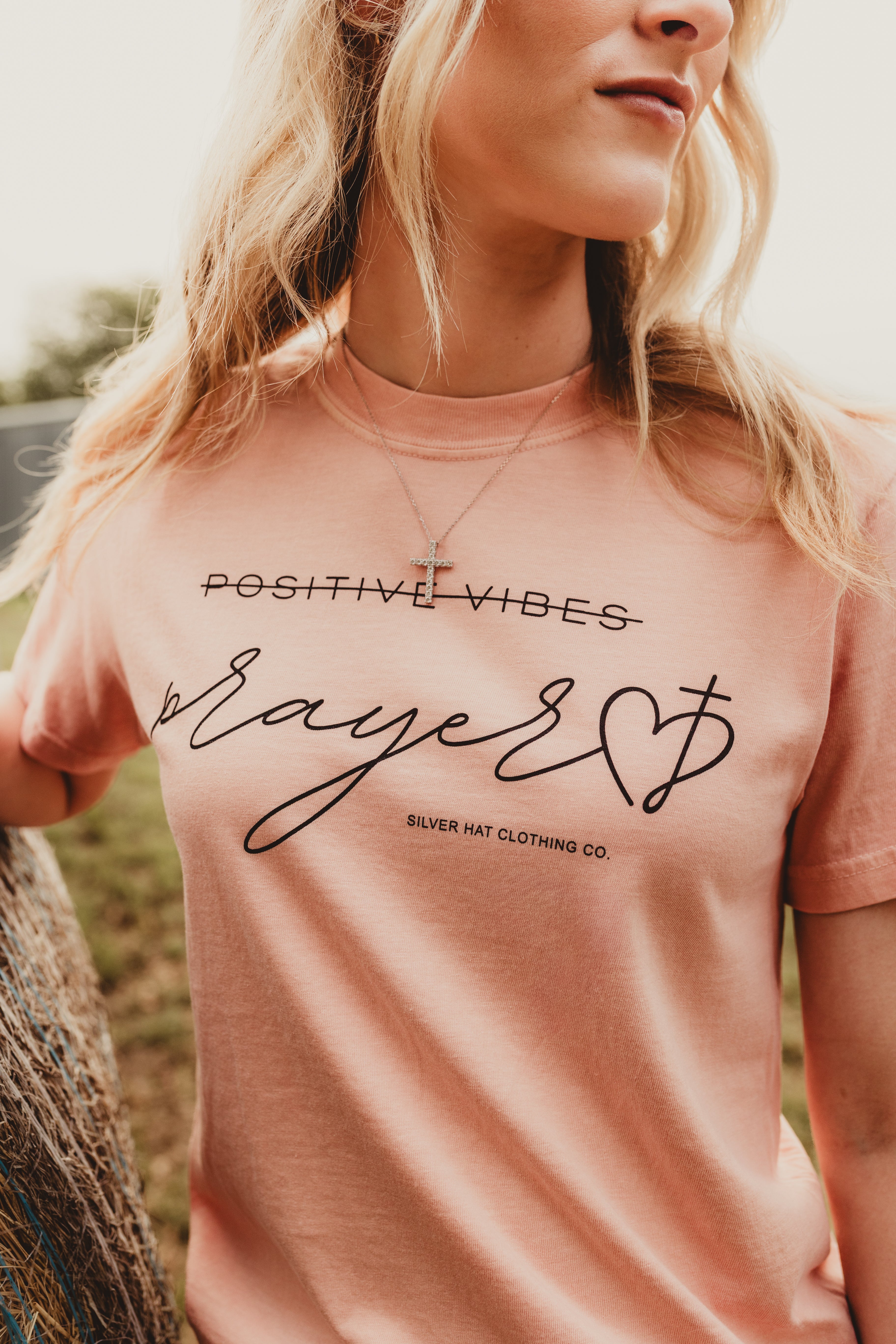 "Positive Vibes, Prayer" Tee