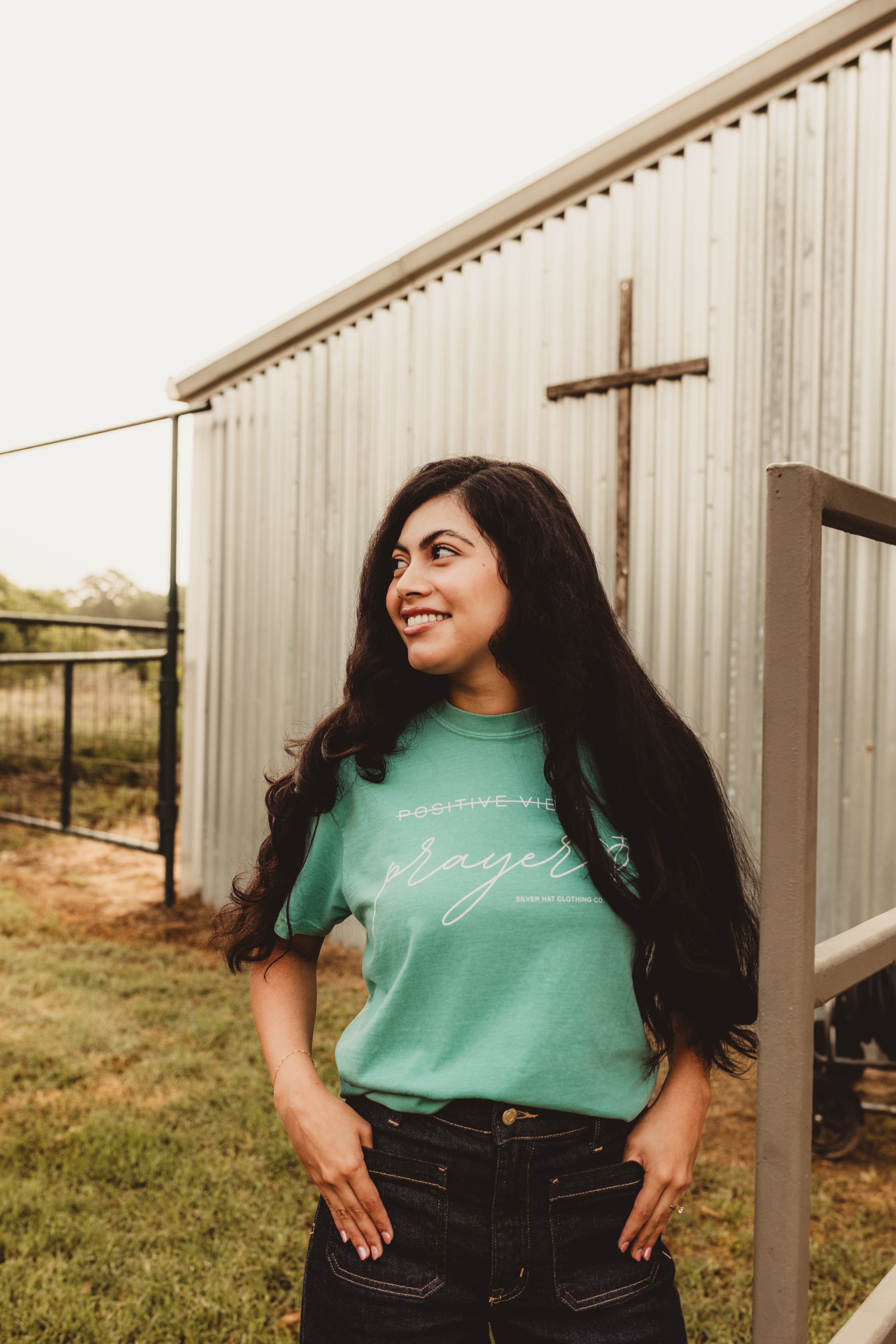 "Positive Vibes, Prayer" Tee