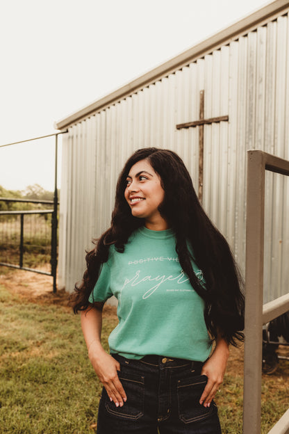 "Positive Vibes, Prayer" Tee