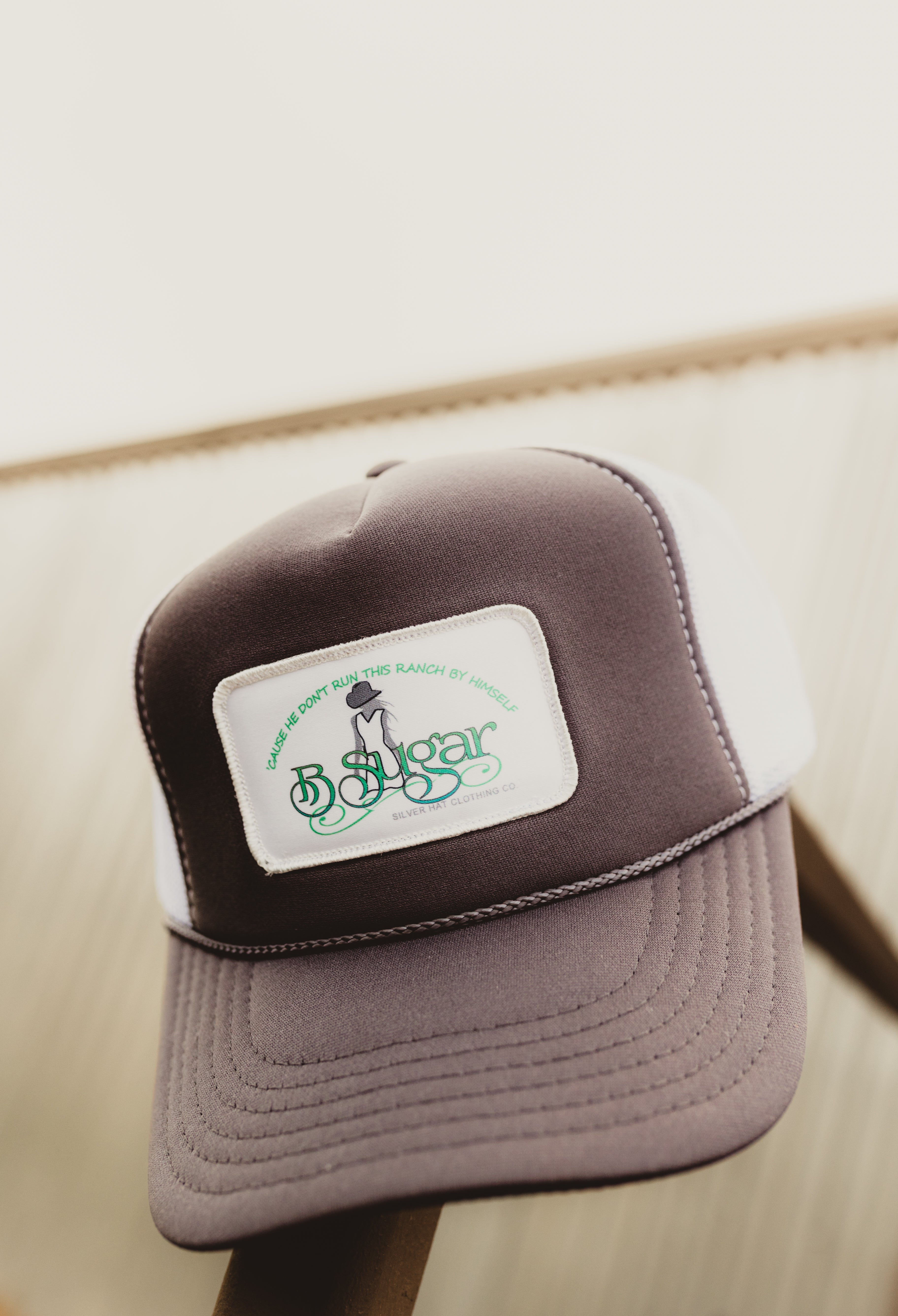 "B Sugar" Foam Trucker w/ Patch