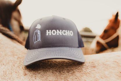 "Honcho" Hat Ombre Blue/ Navy Embroidered