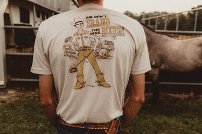 "Branded Pigs" Sand Classic Tee