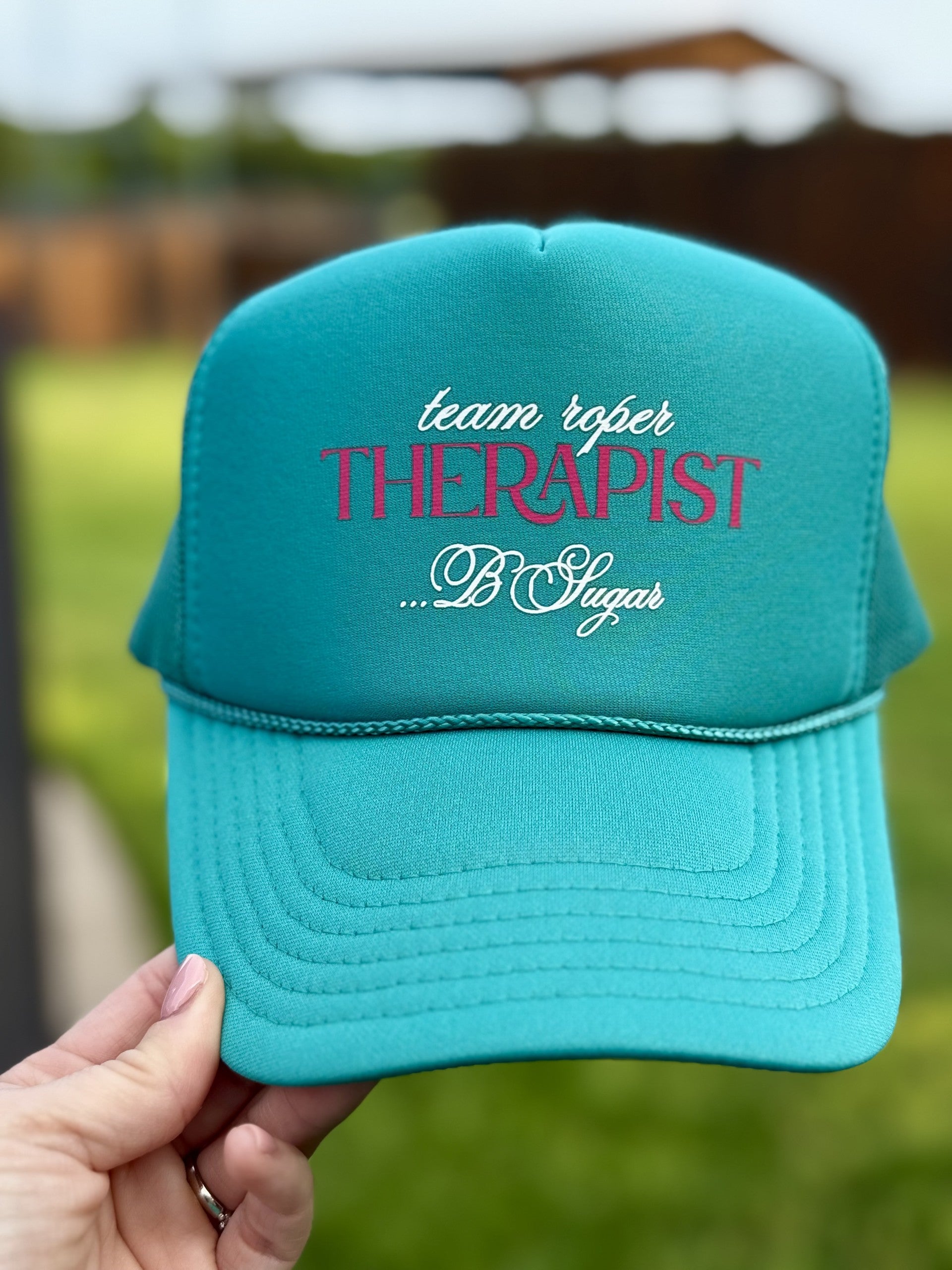 "Team Roper Therapist" Foam Trucker